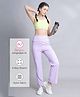 Zelena Solid High Waisted Postpartum Leggings - Lavender Purple