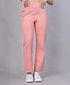 Zelena Solid High Waisted Postpartum Leggings - Carrot Orange
