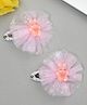 Funkrafts Set Of 2 Bow Detailed Hair Clips - Pink