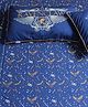 SilverLinen Harry Potter 100% Cotton 250 TC King Bedsheet for Kids Room for Boys and Girls With Two Pillow Covers - Ravenclaw (Blue & Gold)
