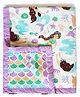 SilverLinen Magical Mermaids 100% Cotton 3 Layer Reversible Single Blanket Dohar for Kids for Girls - Multicolour (Size: 58 in x 70 in)