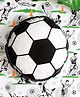 SilverLinen Football Fever Shape Cushion