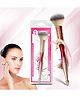 Majestique Large Powder and Foundation Brush for Liquid, Cream, Blending, Buffing, Powder Cosmetics - 1Pc/Multicolor