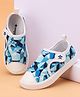 Cute Walk by Babyhug Casual Shoes with Velcro Closure Geometric Print - Sky  Blue