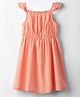 Beebay Sleeveless Stone Embellished Flared Dress - Peach