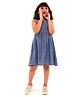 A Little Fable Sleeveless Solid Dress - Blue