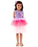 A Little Fable Sleeveless Unicorn Detailed Dress - Multi Colour