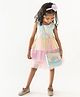 A Little Fable Sleeveless Sequin Rainbow Embellished Dress - Multi Colour
