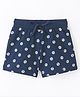 Ollypop Cotton Sinker Knit Shorts Ball Print - Blue