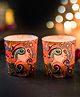 Kolorobia Peacock Admiration Candle Votive Set of 2