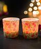 Kolorobia Ornate Mughal Candle Votive Set of 2
