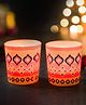 Kolorobia Dazzling Ikat Candle Votives Set of 2