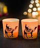 Kolorobia Princely Camel Candle Votive Set of 2