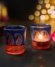 Kolorobia Majestic Paisley Candle Votive Set of 2