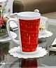 Kolorobia Babur Red Inspired Irish Coffee Mug 425 ml