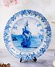 Kolorobia Delftware Dutch Blue Pottery Ship Inspired Home Decor Wall Plate