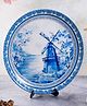 Kolorobia Delfware Dutch Blue Pottery Inspired Home Decor Wall Plate