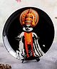 Kolorobia Dances of India Kathakali Inspired Home Decor Wall Plate