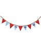 Abracadabra Bunting Transport Print - Red Blue