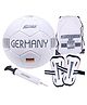 Speed UP 4 in 1 Football Combo Set Toy Gift For Kids 1 Football 1 Pair Shin Guard 1 Pump 1 Bag Birthday Gift for Boys Girls Toddler
