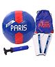 Speed UP 4 in 1 PAR Football Combo Set Toy Gift for Kids  1 Football 1 Pair Shin Guard 1 Pump 1 Bag  Birthday Gift for Boys Girls Toddler