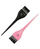 KINDED Hair Colouring Mehndi Henna Bleach Hair Dye Brush for Men Women Combo Set of Pink & Black