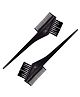 KINDED 2 in 1 Hair Colouring Dye Brush Applicator And Tail Comb for Men Women Combo Set of 2 - Black