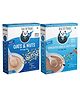 HEALTHY PANDA Organic Sprouted Ragi Dry fruit Baby Cereal (400G) + Oats & Nuts Baby Food (400g) Cereal (800 g, Pack of 2, 6+ Months)