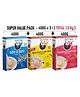 HEALTHY PANDA -Super saver Assorted Baby food Combo- Multi Millet & Dry-fruit baby cereal (400G) + Oats & Nuts Baby Food (400g) Multigrain dry fruit baby sathu maavu (400G)- (1200 g, Pack of 3, 6+ Months)