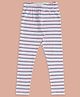 Pantaloons Junior Cotton Striped Leggings - Multi Colour