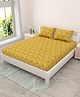 Coo Coo  Mafatlal 144 TC Cotton Double Cartoon Bedsheet (Pack of 1, Yellow)