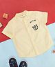 Pantaloons Baby Half Sleeves Monster Printed Shirt - Yellow