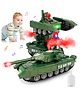 Fiddlerz Automatic 2 In1 Deformation Army Tank Toy for Kids with Light Music and Bump Function Toy