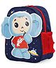 Fiddlerz School Bag For Kids Backpack Travel Backpacks For Boys Girls 18 months to 3 years Preschool Nursery Waterproof Casual Picnic Bag Blue - 10 Inches