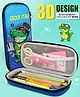 Fiddlerz Pencil Case for Kids Pen Pencil Pouches Coin Holder Stationery Box Large Storage 3D EVA Pencil Pouch