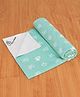 R for Rabbit Waterproof Quick Dry Sheet for Baby | Anti-Piling Fleece Breatheable Fabric Extra Absorbent Instant Dry Baby Bed/Cot Protector Mat (Size-S,Green)