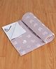 R for Rabbit Waterproof Quick Dry Sheet for Baby | Anti-Piling Fleece Breatheable Fabric Extra Absorbent Instant Dry Baby Bed/Cot Protector Mat (Size-S,Grey)