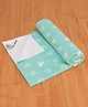 R for Rabbit Waterproof Quick Dry Sheet for Baby | Anti-Piling Fleece Breatheable Fabric Extra Absorbent Instant Dry Baby Bed/Cot Protector Mat (Size-L,Green)