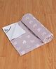 R for Rabbit Waterproof Quick Dry Sheet for Baby | Anti-Piling Fleece Breatheable Fabric Extra Absorbent Instant Dry Baby Bed/Cot Protector Mat (Size-L,Grey)