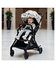 R for Rabbit Street Smart Aero Light Weight Newborn Baby Stroller| Aluminum Frame Pram with One Hand Collapsible Fold | Travel Friendly Stroller for 0-3 Years for Babies || Black Multi