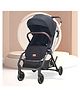 R for Rabbit Street Smart 360 Degree Rotatable Stroller for Newborn Baby| Aluminum Frame Pram with Quick Fold|Premium Travel Friendly Stroller for 0 -3 Years Babies|(Pure Black)
