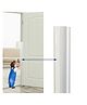 StarAndDaisy Finger Pinch Door Guard Shield for 90 & Probably 180 Degree Doors (180 x 120 cm) - White