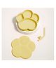 StarAndDaisy Baby Food Grade Silicone Suction Plate with Straw for Toddlers, BPA-Free, Slip Resistant Plate for Kids  Yellow