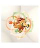 StarAndDaisy Soft Silicone Baby Teether, Teething Rattles Toy for Babies Chew Toys for 0-12 Months Babies