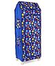 Kids Zone Foldable Multipurpose Almirah Circular Print - Blue