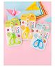 YAMAMA Cute Cartoon Children's Safety Scissors Stainless Steel Blades For Elementary School Students DIY Crafts Art And Craft Activities Portable Convenient Scissors For School Projects For Kids And Adults - Color May Vary