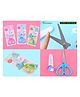 YAMAMA Cute Dinosaur Cartoon Children's Safety Scissors Stainless Steel Blades For DIY Crafts Art And Activities Portable Convenient Scissors For School Projects For Kids And Adults - Color May Vary