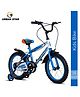 Urban Star 16T BMX (85% Assembled) Cycle with Tube/Tyre - Blue & White