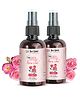Nat Habit 100% Pure Rose Water - Steam-Distilled Gulab Jal For Oil-Control -  Acne-Control - Skin Hydration- Pack Of 2