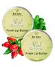 Nat Habit Mint Rosehip Lip Balm Fresh Infused Lip Butter With Desi Ghee & Raw Honey For Lip Pigmentation, Lightening, Lip Repair, Dark And Chapped Lips - 10g (Pack of 2)